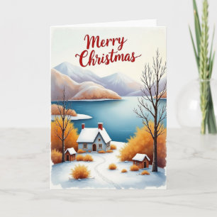 Cosy Cottage Christmas Card