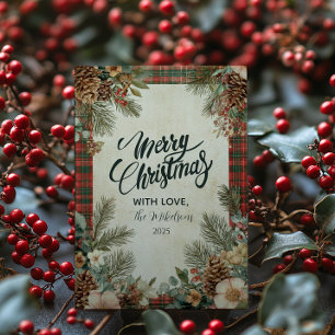 Cosy Cottage Christmas Holiday Card