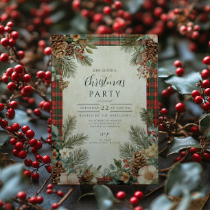 Cosy Cottage Christmas Invitation