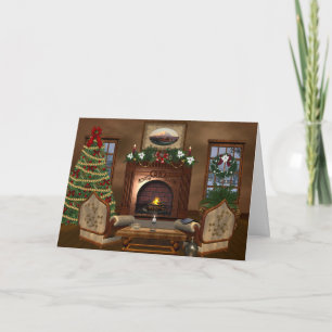 Cosy Country Christmas Holiday Card