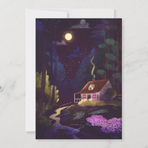 Cosy Country House Postcard