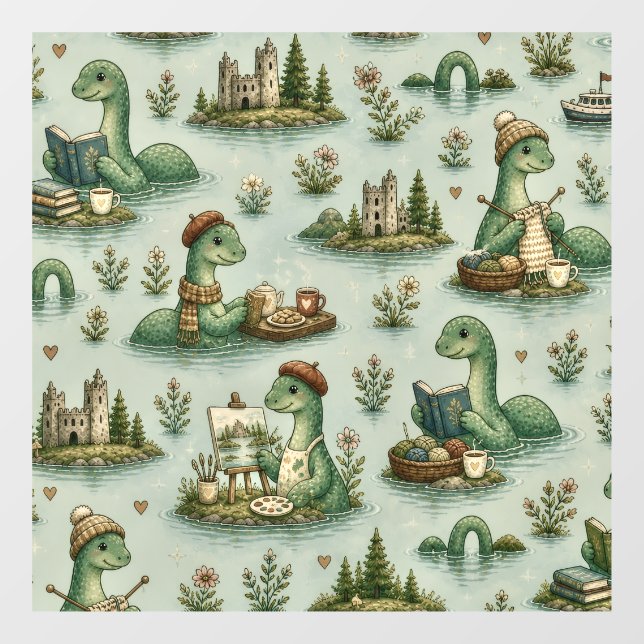 Cosy Cryptids Nessie Loch Ness Monster hobbies  (Sheet)