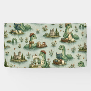 Cosy Cryptids Nessie Loch Ness Monster hobbies Banner