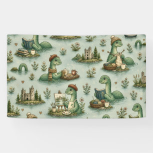 Cosy Cryptids Nessie Loch Ness Monster hobbies  Banner
