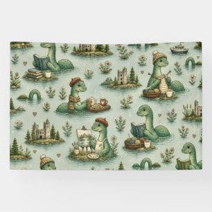 Cosy Cryptids Nessie Loch Ness Monster hobbies  Banner