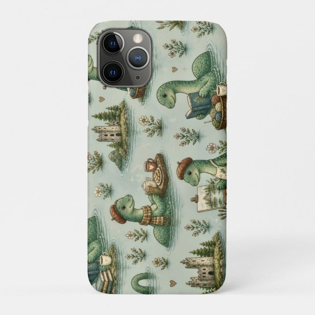 Cosy Cryptids Nessie Loch Ness Monster hobbies  Case-Mate iPhone Case (Back)