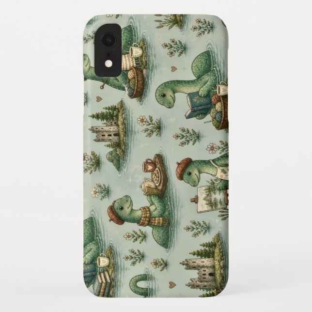Cosy Cryptids Nessie Loch Ness Monster hobbies  Case-Mate iPhone Case (Back)