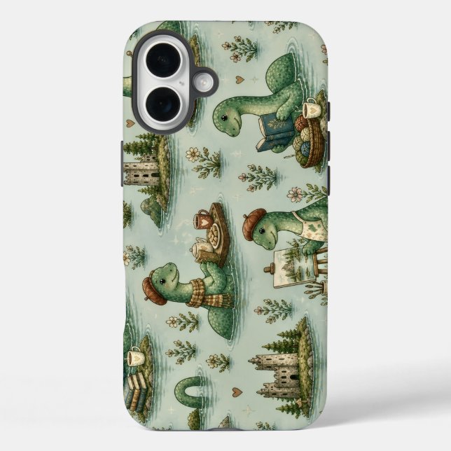 Cosy Cryptids Nessie Loch Ness Monster hobbies  Case-Mate iPhone Case (Back)