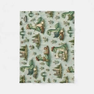 Cosy Cryptids Nessie Loch Ness Monster hobbies  Fleece Blanket