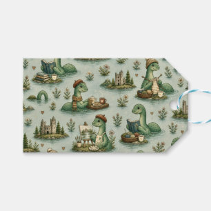 Cosy Cryptids Nessie Loch Ness Monster hobbies  Gift Tags