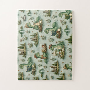 Cosy Cryptids Nessie Loch Ness Monster hobbies  Jigsaw Puzzle