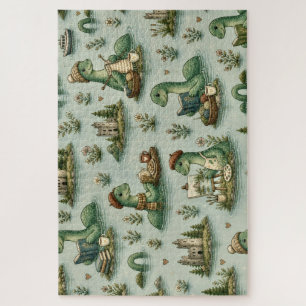 Cosy Cryptids Nessie Loch Ness Monster hobbies  Jigsaw Puzzle