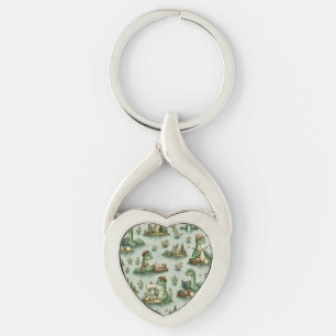 Cosy Cryptids Nessie Loch Ness Monster hobbies Key Ring