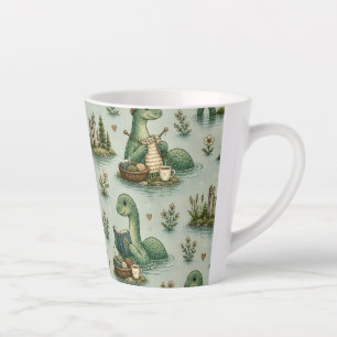 Cosy Cryptids Nessie Loch Ness Monster hobbies  Latte Mug