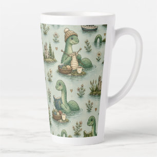 Cosy Cryptids Nessie Loch Ness Monster hobbies  Latte Mug