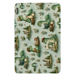 Cosy Cryptids Nessie Loch Ness Monster hobbies Magnet