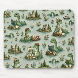 Cosy Cryptids Nessie Loch Ness Monster hobbies Mouse Pad