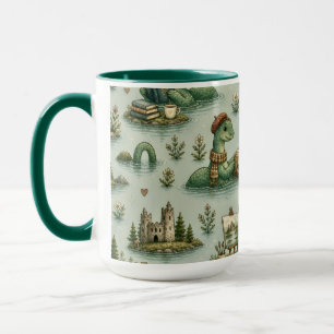 Cosy Cryptids Nessie Loch Ness Monster hobbies Mug
