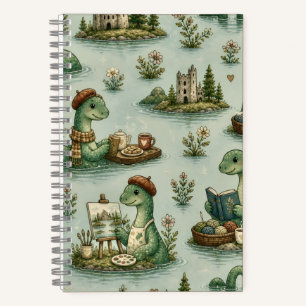 Cosy Cryptids Nessie Loch Ness Monster hobbies Notebook