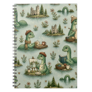 Cosy Cryptids Nessie Loch Ness Monster hobbies Notebook