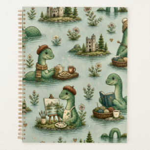 Cosy Cryptids Nessie Loch Ness Monster hobbies Planner