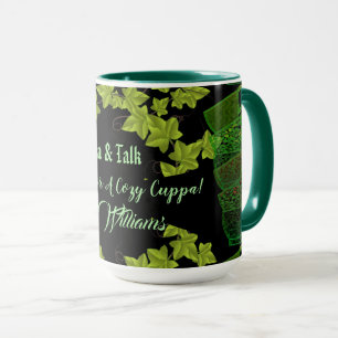 Cosy Cuppa Green Tea Cups Afternoon Tea Party Mug