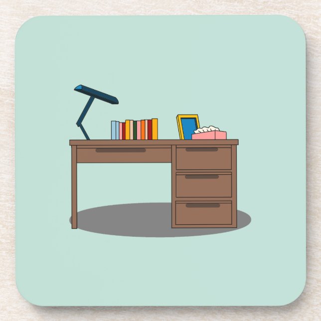 Cosy Desk Coaster (Front)