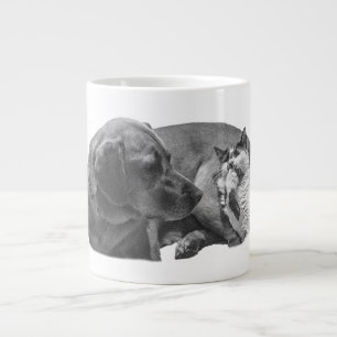 Cosy Duo, Soft Shaded Large Coffee Mug
