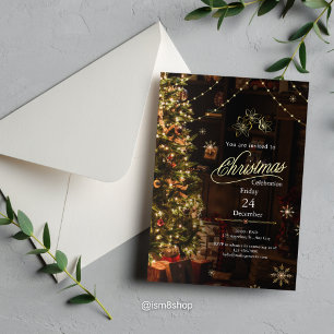 Cosy & Elegant Christmas Celebration Invitation