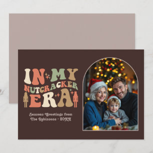 Cosy Espresso In My Nutcracker Era Christmas Photo Holiday Card