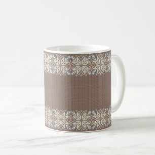 Cosy Fair Isle Knitted Pattern Christmas Coffee Mug