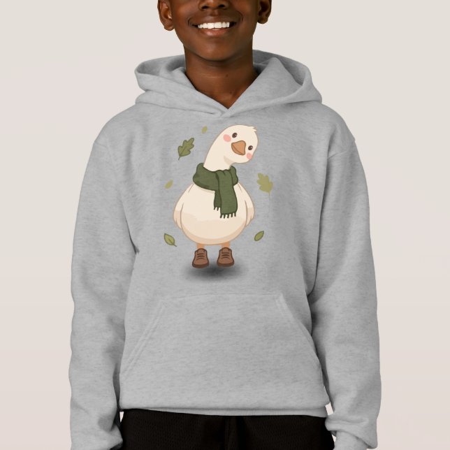 Cosy Fall Cartoon Duck (Front)