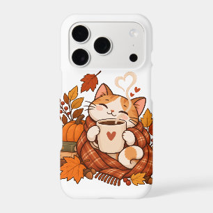 Cosy Fall Cat iPhone 17 Pro Case