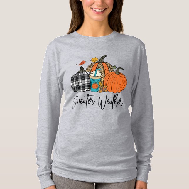 Cosy Fall Fashion T-Shirt (Front)