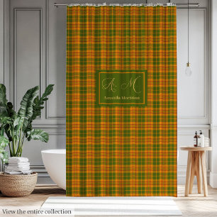 Cosy Fall Plaid Curtain Personalised Farmhouse