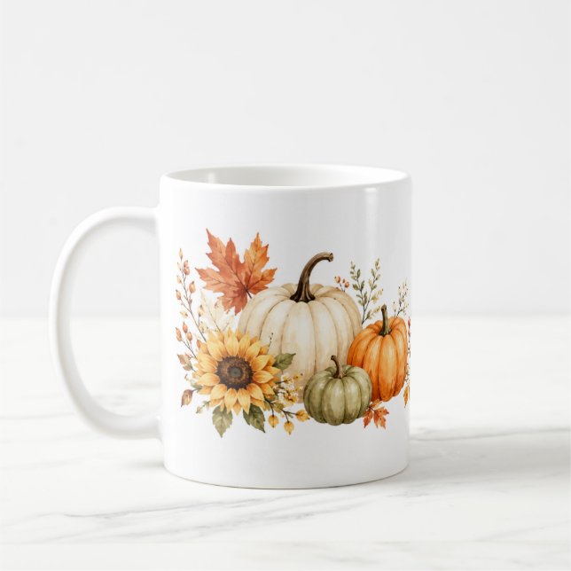 Cosy Fall Pumpkin Mug (Left)