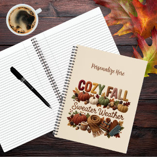 Cosy Fall Sweater Weather- Yarn Art Notebook