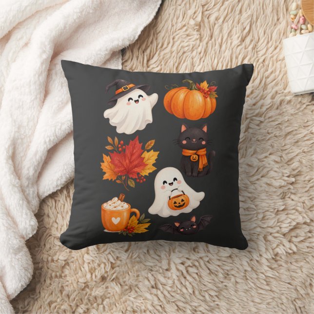 Cosy Fall Throw Pillow  (Blanket)