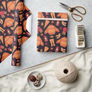 Cosy Fall Wrapping Paper