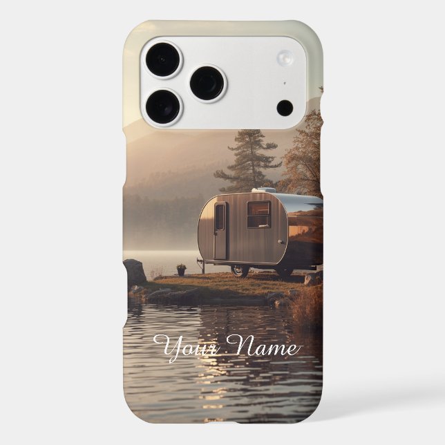 Cosy Fantasy Coastline Lanterns Custom Phone Case (Back)