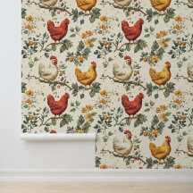 Cosy farm-inspired chicken decor for dining spaces