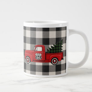 Cosy Farmhouse Cocoa Route 66 Christmas Morning Large Coffee Mug