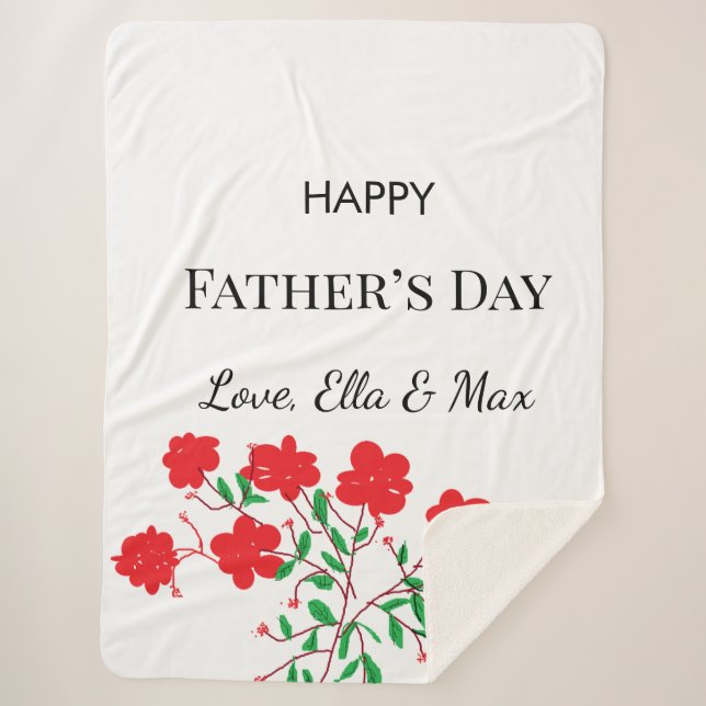 Cosy Father’s Day Blanket (Front)