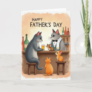 Cosy Fathers Day Tavern Card