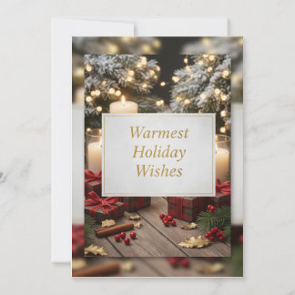 “Cosy Festive Christmas Postcard – Whimsical Winte