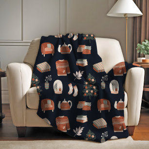 Cosy Fireside Fleece Blanket
