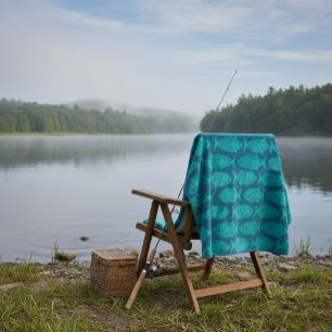 Cosy Fishing Fleece Blanket for Fishermen