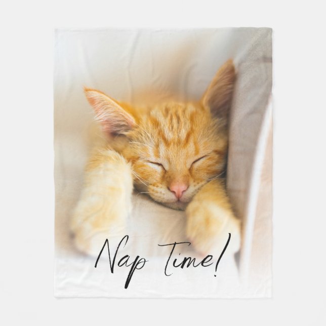 Cosy Fleece Blanket featuring pet (Front)