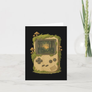 Cosy Gamer Cottagecore Aesthetic Video Game Consol Card