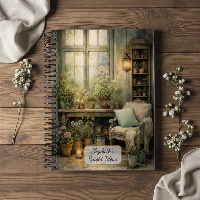 Cosy Garden Window Corner Notebook (Creator Uploaded)